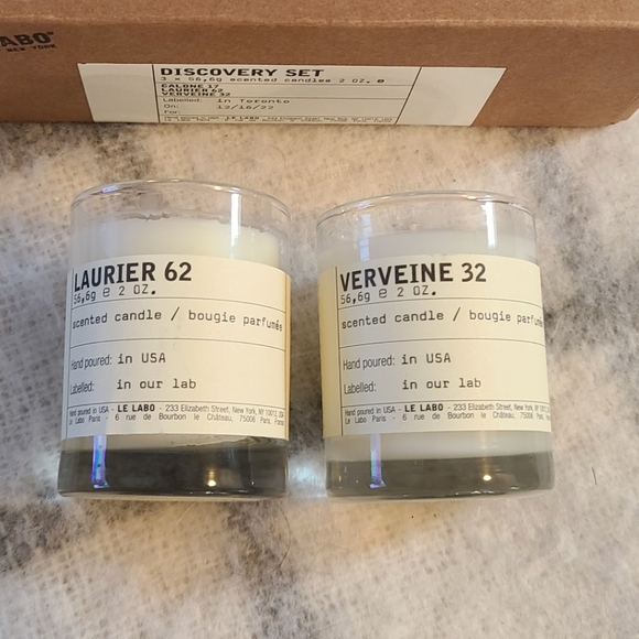 Le Labo Candles Verviene 32 and Laurier 62 - Picture 1 of 1